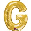 16IN GOLD LETTER G SHAPED FOIL