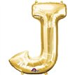 16IN GOLD LETTER J SHAPED FOIL