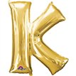 16IN GOLD LETTER K SHAPED FOIL
