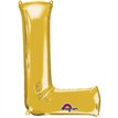 16IN GOLD LETTER L SHAPED FOIL