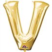 16IN GOLD LETTER V SHAPED FOIL