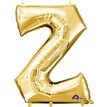 16IN GOLD LETTER Z SHAPED FOIL