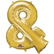 16IN GOLD AMPERSAND SHAPED FOIL