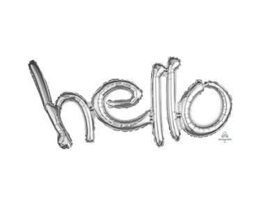 HELLO SILVER AIR-FILL FOIL FREESTYLE SCRIPT