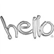 HELLO SILVER AIR-FILL FOIL FREESTYLE SCRIPT