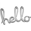 HELLO SILVER AIR-FILL FOIL SCRIPT