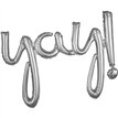 YAY SILVER AIR-FILL FOIL SCRIPT