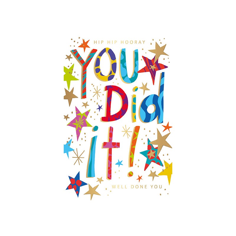 Hip Hip Hooray - You Did It!