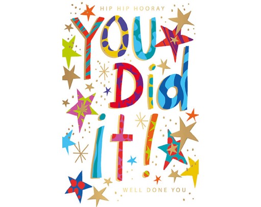 Hip Hip Hooray - You Did It!