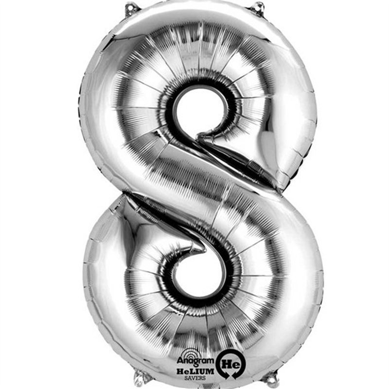 16IN NO. 8 SILVER AIR-FILL FOIL