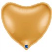 36IN GOLD HEART FOIL BALLOON