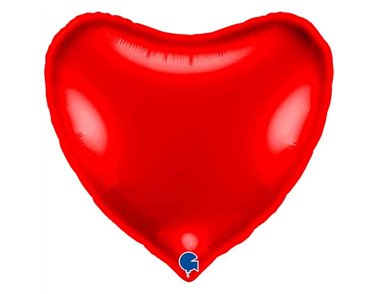 36IN RED HEART FOIL BALLOON