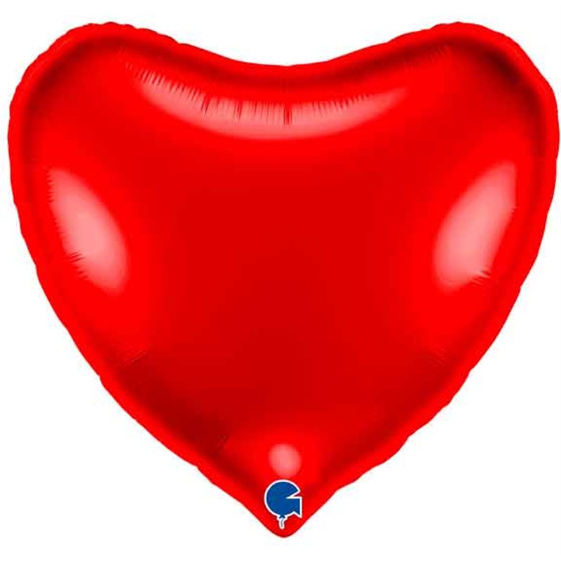 36IN RED HEART FOIL BALLOON