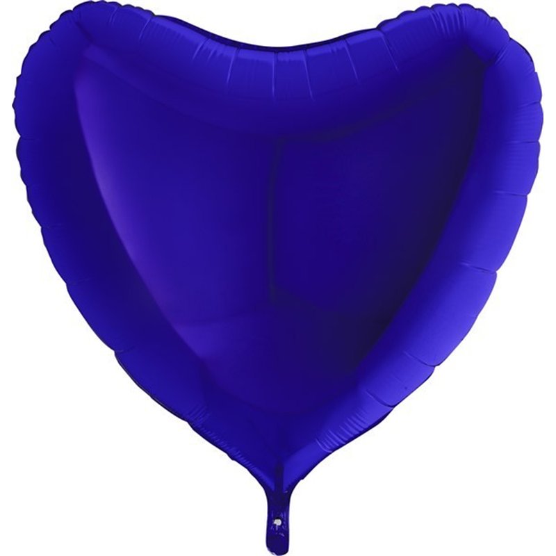 36IN BLUE CAPRI HEART FOIL BALLOON