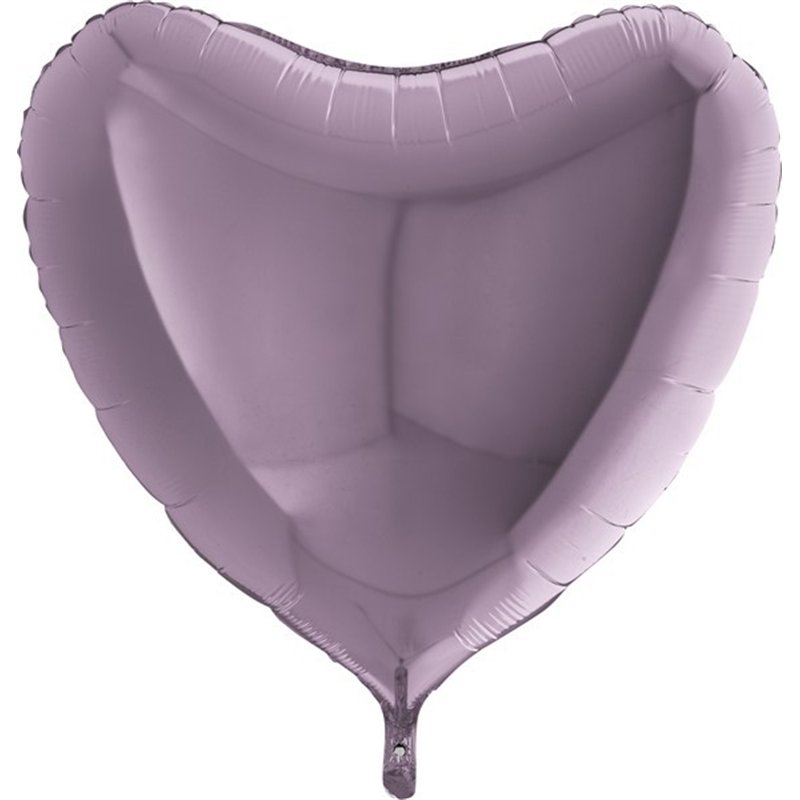 36IN LILAC HEART FOIL BALLOON