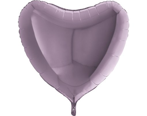 36IN LILAC HEART FOIL BALLOON