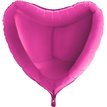 36IN MAGENTA HEART FOIL BALLOON