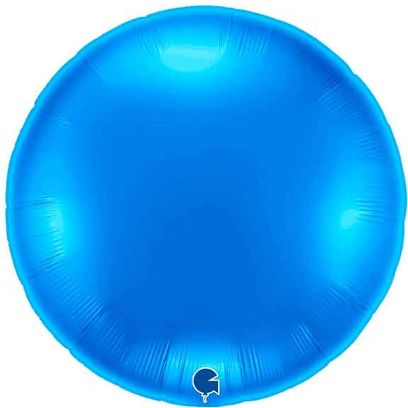 36IN BLUE ROUND FOIL BALLOON