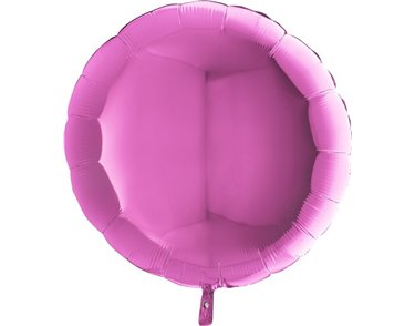 36IN FUCHSIA ROUND FOIL BALLOON