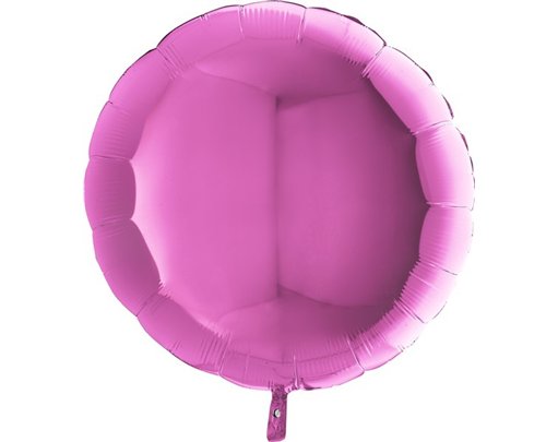 36IN FUCHSIA ROUND FOIL BALLOON