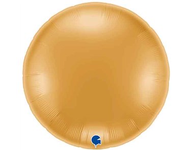 36IN GOLD ROUND FOIL BALLOON