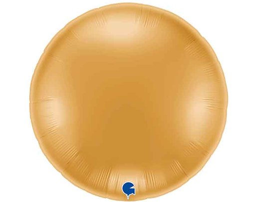 36IN GOLD ROUND FOIL BALLOON