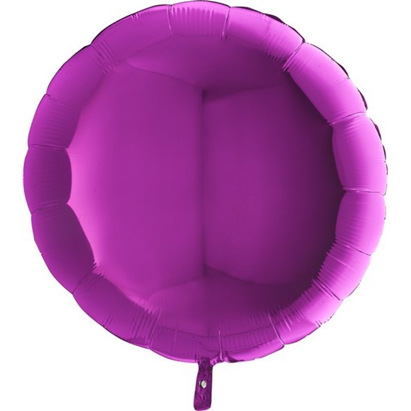 36IN PURPLE ROUND FOIL BALLOON