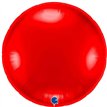 36IN RED ROUND FOIL BALLOON