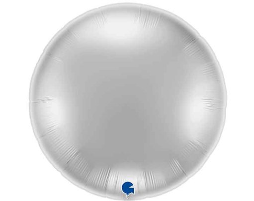 36IN SILVER ROUND FOIL BALLOON
