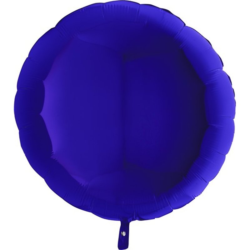 36IN ROUND BLUE CAPRI FOIL BALLOON