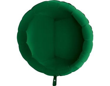 36IN DARK GREEN ROUND FOIL BALLOON
