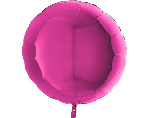 36IN MAGENTA ROUND FOIL BALLOON