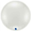 36IN WHITE ROUND FOIL BALLOON