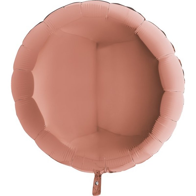 36IN ROSE GOLD ROUND FOIL BALLOON
