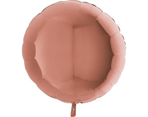 36IN ROSE GOLD ROUND FOIL BALLOON