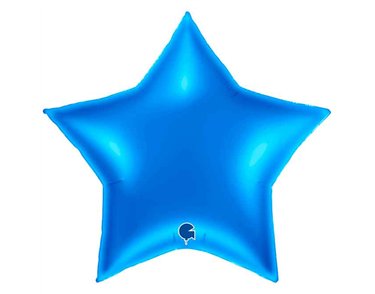 36IN BLUE STAR FOIL BALLOON