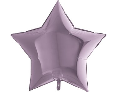 36IN LILAC STAR FOIL BALLOON
