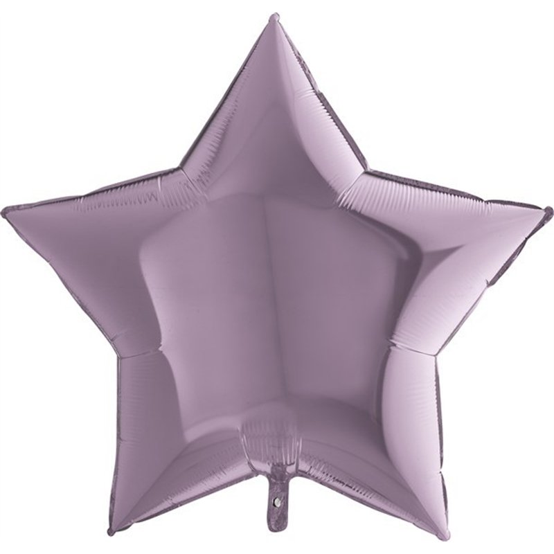 36IN LILAC STAR FOIL BALLOON
