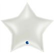 36IN WHITE STAR FOIL BALLOON