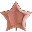 36IN ROSE GOLD STAR FOIL BALLOON