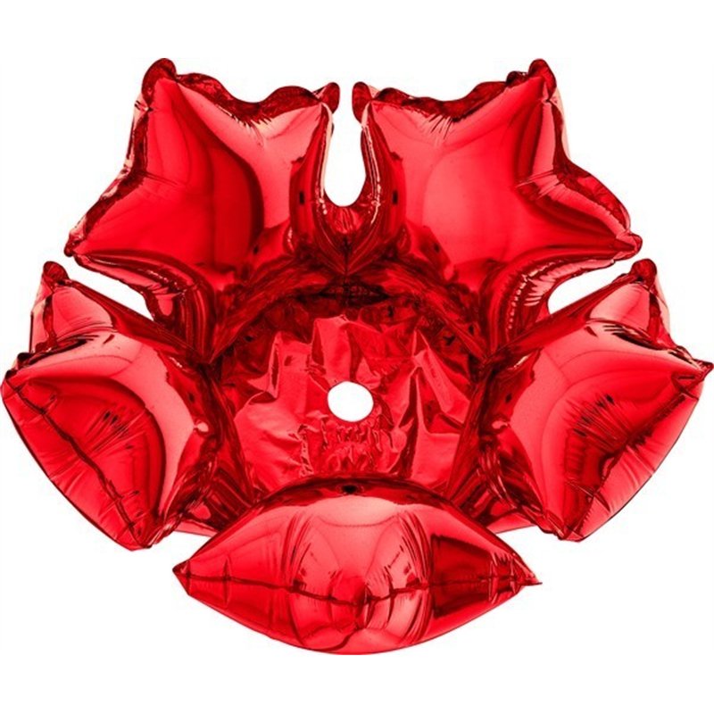 14IN RED FOIL DECO-STAR