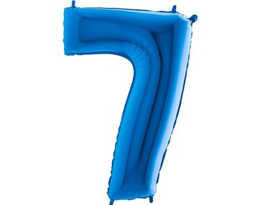 40IN BLUE NUMBER 7 FOIL BALLOON