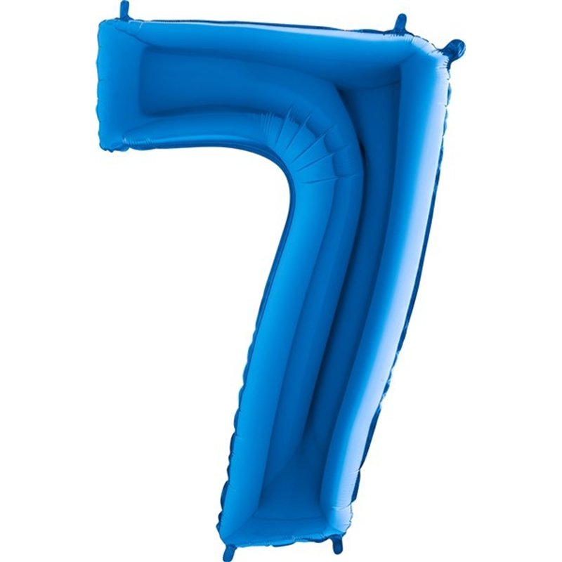 40IN BLUE NUMBER 7 FOIL BALLOON
