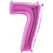 40IN FUCHSIA NUMBER 7 FOIL BALLOON