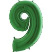 40IN GREEN NUMBER 9 FOIL BALLOON