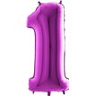 40IN PURPLE NUMBER 1 FOIL BALLOON