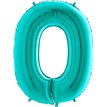 40IN TIFFANY NUMBER 0 FOIL BALLOON