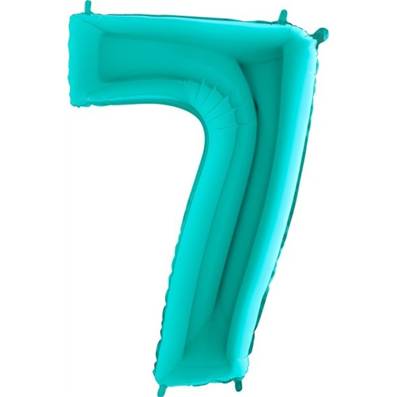 40IN TIFFANY NUMBER 7 FOIL BALLOON