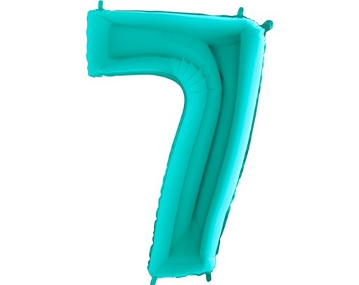40IN TIFFANY NUMBER 7 FOIL BALLOON
