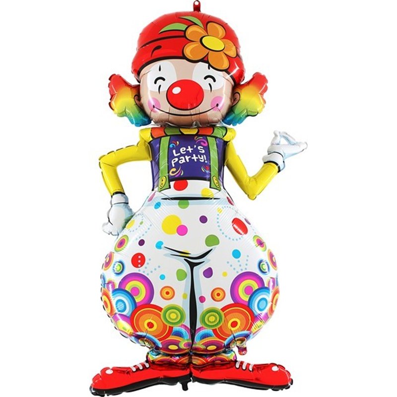40IN PARTY CLOWN FOIL MAXILOON